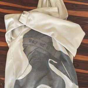 Way of 8 cropped streetwear hoodie